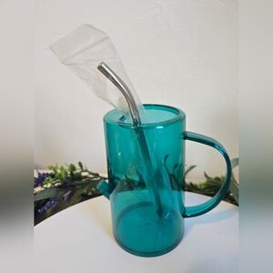 Small Plastic Watering Can with Long Metal Spout [Read Details]